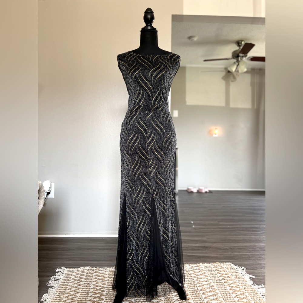 Candalite Womens Plus Evening Gown